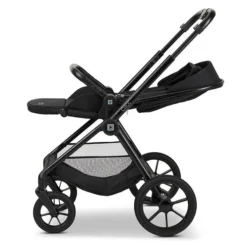 Moon Clicc Kombi-Kinderwagen Black Melange Zubehör Bundle -Kinder Komfort k24 clicc 63980800 sportsitzoffenflach blackmelange 800 7 left 1