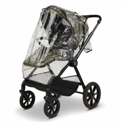 Moon Clicc Kombi-Kinderwagen Moss Green Melange Zubehör Bundle -Kinder Komfort k24 clicc 63980800 sportsitzregenverdeck mossgreenmelange 802 8 frontleft 1