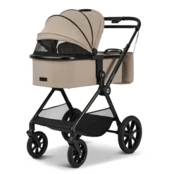 Moon Clicc Kombi-Kinderwagen Mud Melange -Kinder Komfort k24 clicc 63980800 wanne mudmelange 801 8 frontleft 02