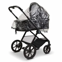 Moon Clicc Kombi-Kinderwagen Black Melange Zubehör Bundle -Kinder Komfort k24 clicc 63980800 wanneregenverdeck blackmelange 800 4 backright 1