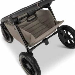 Moon Gio Plus Kombi-Kinderwagen Mud/black Chrome Zubehör Bundle -Kinder Komfort k24 gioplus 64940610 korb mud 622 1