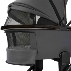 Moon Gio Plus Kombi-Kinderwagen Anthrazit/black Chrome