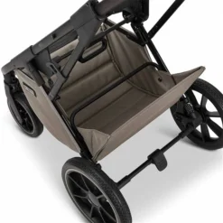 Moon Piú Kombi-Kinderwagen Mud/black Chrome Zubehör Bundle -Kinder Komfort k24 piu 64960630 korb mud 622 1