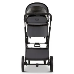 Moon Piú Kombi-Kinderwagen Anthrazit/black Chrome Zubehör Bundle -Kinder Komfort k24 piu 64960630 wanne anthrazit 644 5 back 1