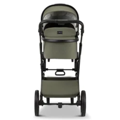 Moon Piú Kombi-Kinderwagen Moss Green/black Matt Zubehör Bundle 19 Moon Piú Kombi-Kinderwagen Moss Green/black Matt Zubehör Bundle -Kinder Komfort k24 piu 64960630 wanne mossgreen 655 5 back 1
