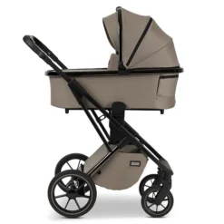 Moon Piú Kombi-Kinderwagen Mud/black Chrome Zubehör Bundle -Kinder Komfort k24 piu 64960630 wanne mud 622 3 right 1
