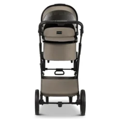 Moon Piú Kombi-Kinderwagen Mud/black Chrome Zubehör Bundle -Kinder Komfort k24 piu 64960630 wanne mud 622 5 back 1