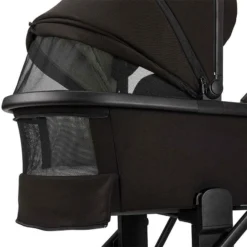 Moon Piú Kombi-Kinderwagen Black/black Matt Zubehör Bundle -Kinder Komfort k24 piu 64960630 wannenfensteroffen black 633 1