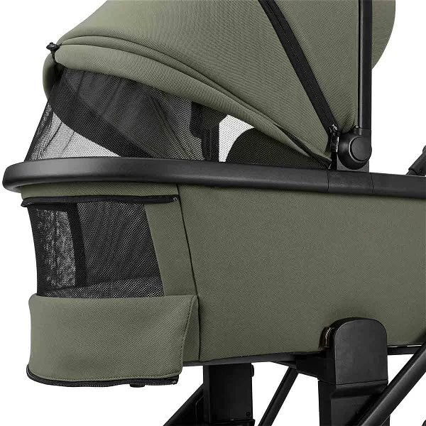 Moon Piú Kombi-Kinderwagen Moss Green/black Matt Zubehör Bundle 15 Moon Piú Kombi-Kinderwagen Moss Green/black Matt Zubehör Bundle – Bild 15