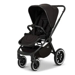 Moon Resea Plus Kinderwagen Black/black Matt -Kinder Komfort k24 reseaplus 64940530 sportsitz black 633 8 frontleft