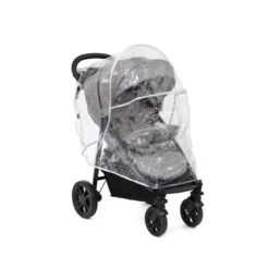 Joie Litetrax 4 Sportwagen Gray Flannel -Kinder Komfort litetrax4 grayflannel angle raincover 2