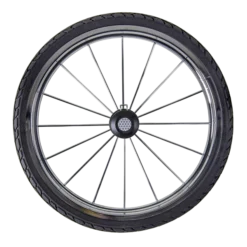 HESBA ClassicKorb Kinderwagen Außen 685 Innen 180 Black Edition - Räder Schwarz 30 Cm, Ledergriff Dunkelgrün -Kinder Komfort metall luftkammerrad sl schlauchlos 14 0 1 1