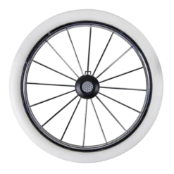 HESBA Condor Coupe Kinderwagen Außen 503 Innen 173 Räder Weiß 25 Cm, Ledergriff Hellbraun -Kinder Komfort metallspeichenrad eva 250