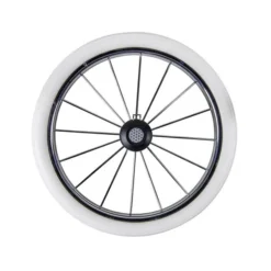 HESBA Corrado Kinderwagen Außen 501, Innen 110 Räder Schwarz, SL 250, Ledergriff Hellbraun -Kinder Komfort metallspeichenrad eva 250 gr 8