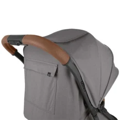 UPPAbaby Minu V2 Buggy Greyson Charcoal Melange -Kinder Komfort minu22 gry leatherdetail 6109x4866 4295ada