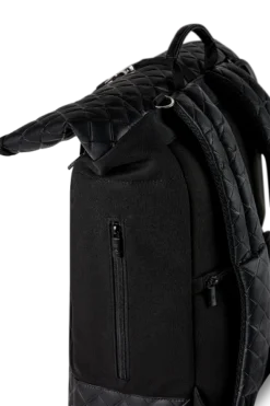 Moon Premium Rolltop Rucksack Black Mit Wickelauflage, Geldtasche & Befestigungssystem 7 Moon Premium Rolltop Rucksack Black Mit Wickelauflage, Geldtasche & Befestigungssystem -Kinder Komfort moon k23 backpack black 0322