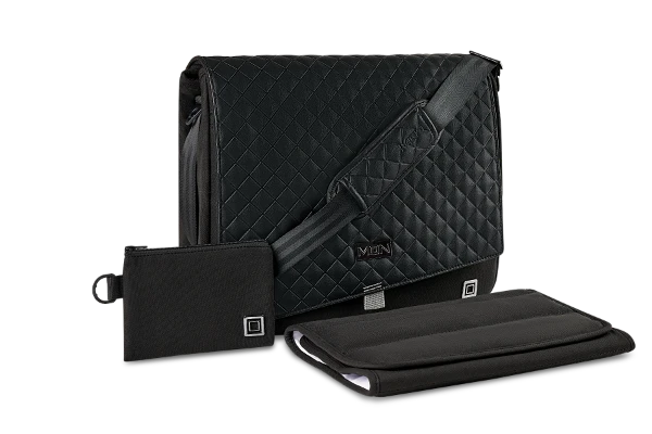 Moon Premium Wickeltasche Black Mit Wickelauflage, Geldtasche & Befestigungssystem 1 Moon Premium Wickeltasche Black Mit Wickelauflage, Geldtasche & Befestigungssystem