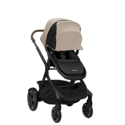 Nuna DEMI Grow Kinderwagen Timber Inkl. Fußsack, Regenverdeck, Adapter, Einkaufskorb -Kinder Komfort nuna demigrow timber angle dd gl