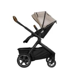 Nuna DEMI Grow Kinderwagen Timber Inkl. Fußsack, Regenverdeck, Adapter, Einkaufskorb -Kinder Komfort nuna demigrow timber profile single apc fp gl