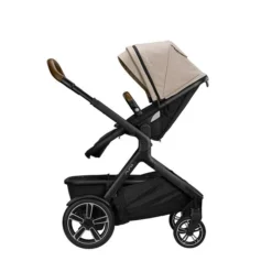 Nuna DEMI Grow Kinderwagen Timber Inkl. Fußsack, Regenverdeck, Adapter, Einkaufskorb -Kinder Komfort nuna demigrow timber profile single fp gl