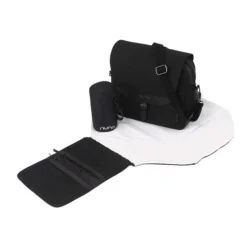 Nuna Wickeltasche Caviar Inklusive Thermotasche -Kinder Komfort nuna diaperbag caviar overhead bh cp us gl