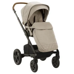 Nuna MIXX Next Kinderwagen Hazelwood Inkl. Fußsack, Regenverdeck, Adapter -Kinder Komfort nuna mixxnext hazelwood angle fm gl