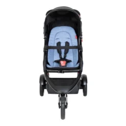 Phil&teds Dot Buggy Inklusive Sitzauflage Sky 8 Phil&teds Dot Buggy Inklusive Sitzauflage Sky -Kinder Komfort phil teds dot buggy in sky blue front view 1