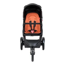 Phil&teds Sport Buggy Inklusive Sitzauflage Rust -Kinder Komfort phil teds sport buggy in rust orange colour front view 1