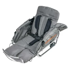 Titelseite -Kinder Komfort pushchair attachment partially leather grey