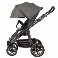 Hartan Racer GTX Sportwagen 2023 Green Nature (916) -Kinder Komfort racer gtx 2323 138 916 spowa ansicht seite mit ausgeklappter sonnenblende