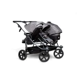 Tfk Trio Kombi Kinderwagen Grau Drillingswagen Mit Luftkammerreifen -Kinder Komfort rs1131 t t1 ke 315 12 scr gr