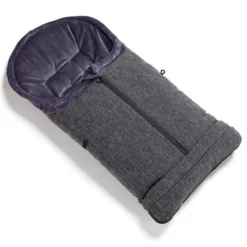 TFK Fußsack Premium Anthrazit Mit Verlängerbarem Fußteil