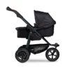 Tfk Mono 2 Kombi Kinderwagen Schwarz Mit Luftrad-Set