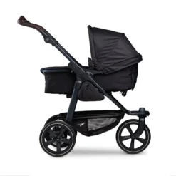 Tfk Mono 2 Kombi Kinderwagen Schwarz Luftkammer Radset Bundle Mit Cupholder -Kinder Komfort rs1824 t m2 ke 310 1 lpr 2 1