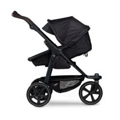Tfk Mono 2 Kombi Kinderwagen Schwarz Luftkammer Radset Bundle Mit Cupholder -Kinder Komfort rs1825 t m2 ke 310 2 lpr 2 1
