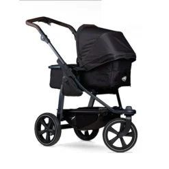 Tfk Mono 2 Kombi Kinderwagen Schwarz Luftkammer Radset Bundle Mit Cupholder -Kinder Komfort rs1830 t m2 ke 310 6 lpr 2 1