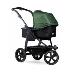 Tfk Mono 2 Kombi Kinderwagen Olive Luftkammer Radset Bundle Mit Cupholder -Kinder Komfort rs1860 t m2 ke 355 6 lpr 1 1
