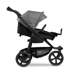 Tfk Mono 2 Kombi Kinderwagen Premium Grau Luftkammer Radset Bundle Mit Cupholder -Kinder Komfort rs1903 t m2 ke 415 4 lpr 1 1
