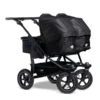 Tfk Duo 2 Kombi Kinderwagen Schwarz Luftrad-Set