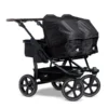Tfk Duo 2 Kombi Kinderwagen Schwarz Luftkammer Radset