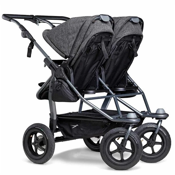 Tfk Duo Kombi Kinderwagen Premium Anthrazit Zwillingswagen Mit Luftrad-Set 3 Tfk Duo Kombi Kinderwagen Premium Anthrazit Zwillingswagen Mit Luftrad-Set – Bild 3