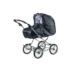 HESBA Regencape Für Kinderwagen - Nylon Schwarz
