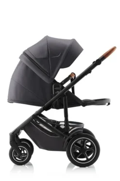 Britax Smile 5Z Sportwagen Midnight Grey -Kinder Komfort smile 5z midnightgrey black brownhandle 01 rwf lieflat 2023