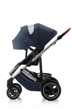 Britax Smile 5Z Sportwagen Night Blue -Kinder Komfort smile 5z nightblue anthrazite brownhandle 01 fwf canopyextended 2023