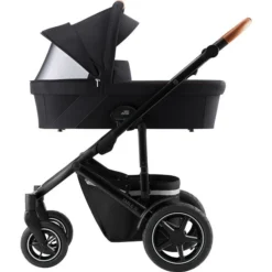 Britax Smile 3 Kinderwagen Fossil Grey Essential Set GRATIS Babywanne -Kinder Komfort smile iii cognachandle fossilgrey 01 hardcarrycot ventilationwindow 2021 3