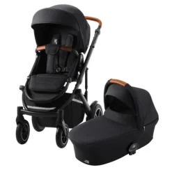 Britax Smile 3 Kinderwagen Fossil Grey Essential Set GRATIS Babywanne