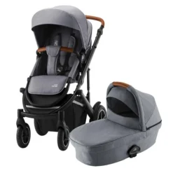 Britax Smile 3 Kinderwagen Frost Grey Essential Set GRATIS Babywanne