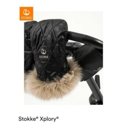Stokke® Xplory® X Winter Kit Black -Kinder Komfort stokkexploryx winterkit21 mittens stormcover pkg close 210407 1156 rt