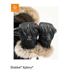 Stokke® Xplory® X Winter Kit Black -Kinder Komfort stokkexploryx winterkit21 mittens close detail 210407 1152 rt