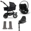 Tfk Mono 2 Kinderwagen Bundle Schwarz Luftrad | CYBEX Cloud T I-Size + Base + Adapter
